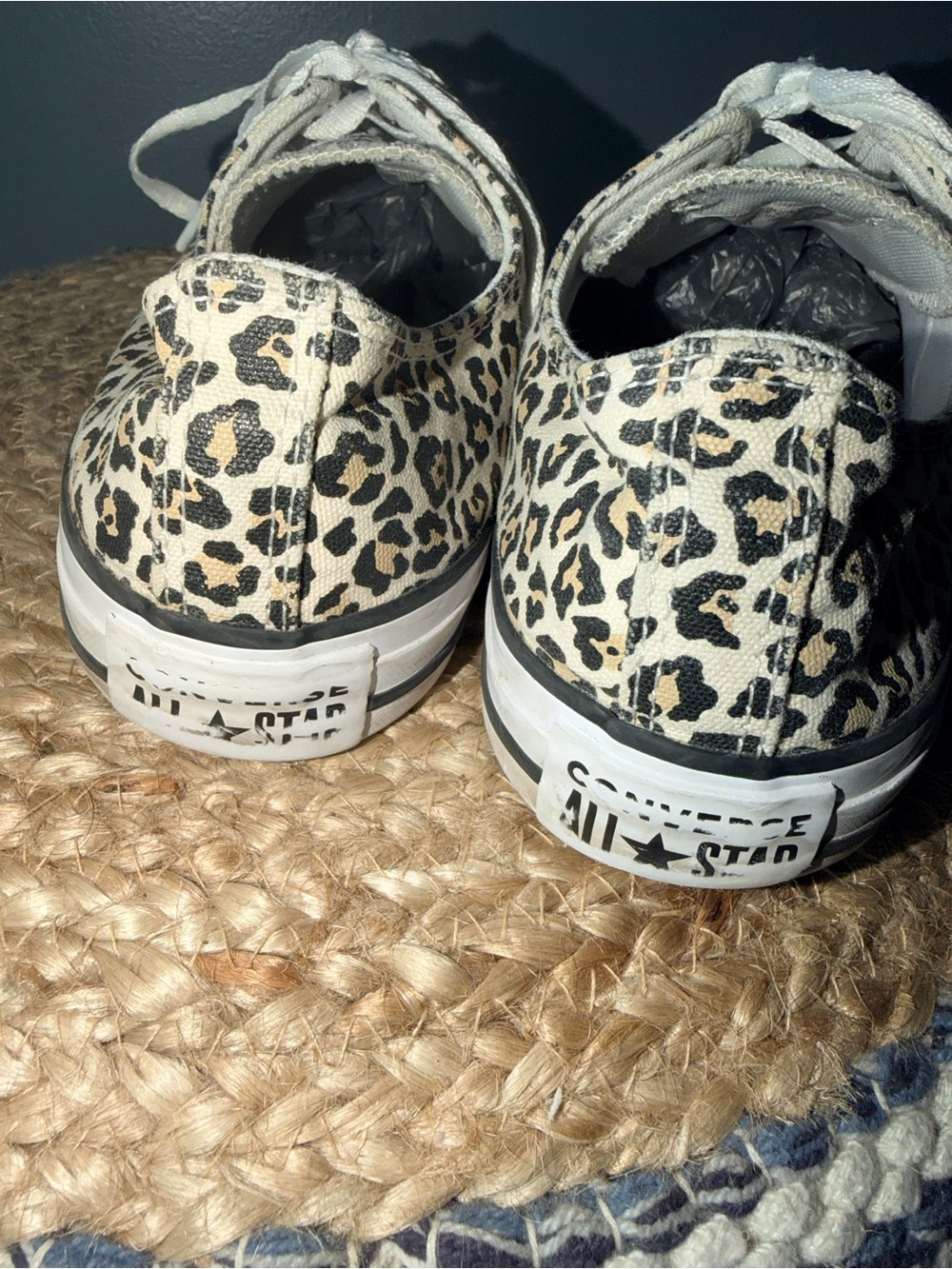 Converse All Stars Leopard Print Sneakers - Picture 3 of 7